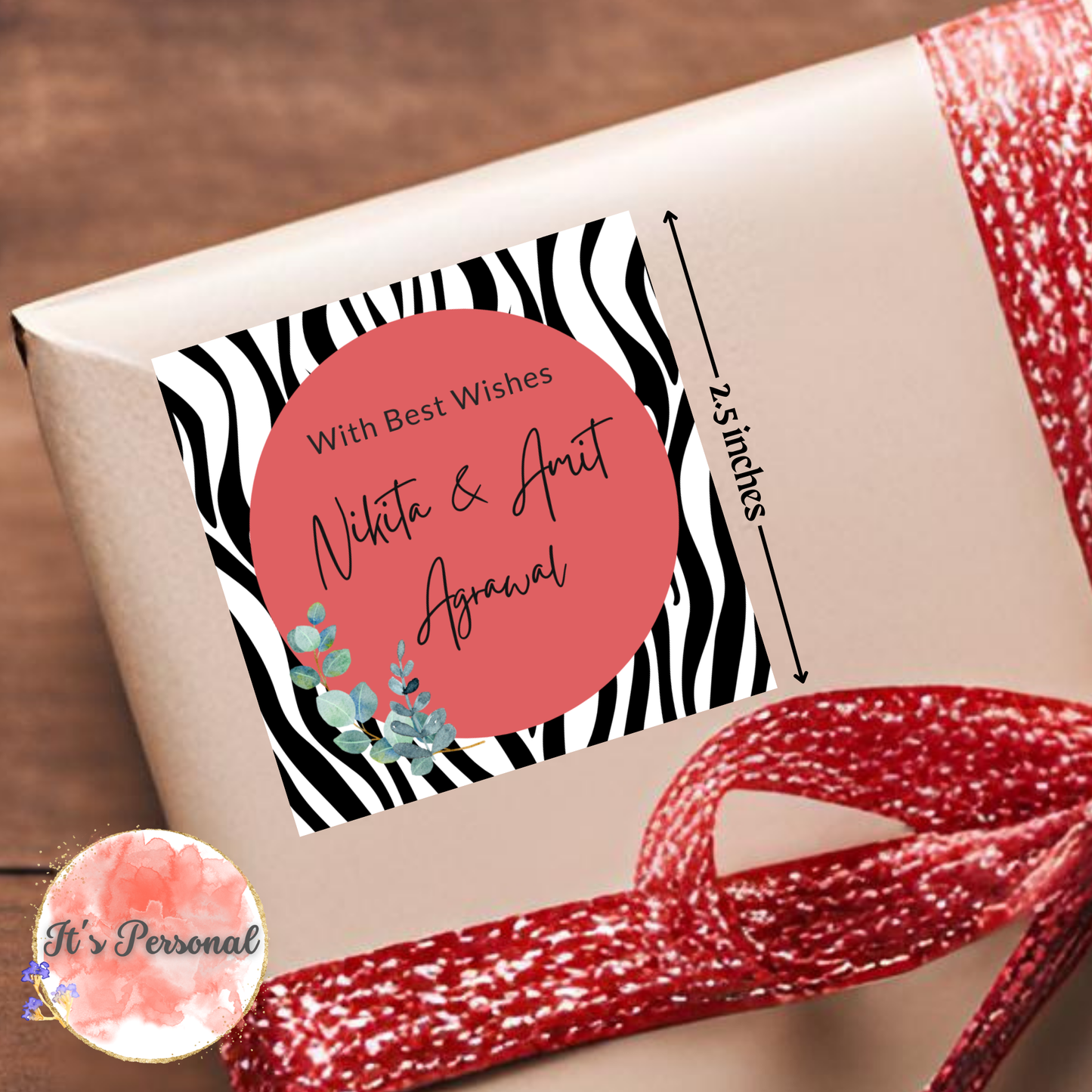 ZEBRA PRINT - GIFT TAGS (Pack of 30)