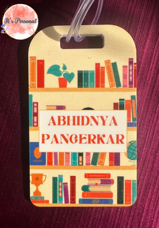 BOOKWORM - LUGGAGE TAG