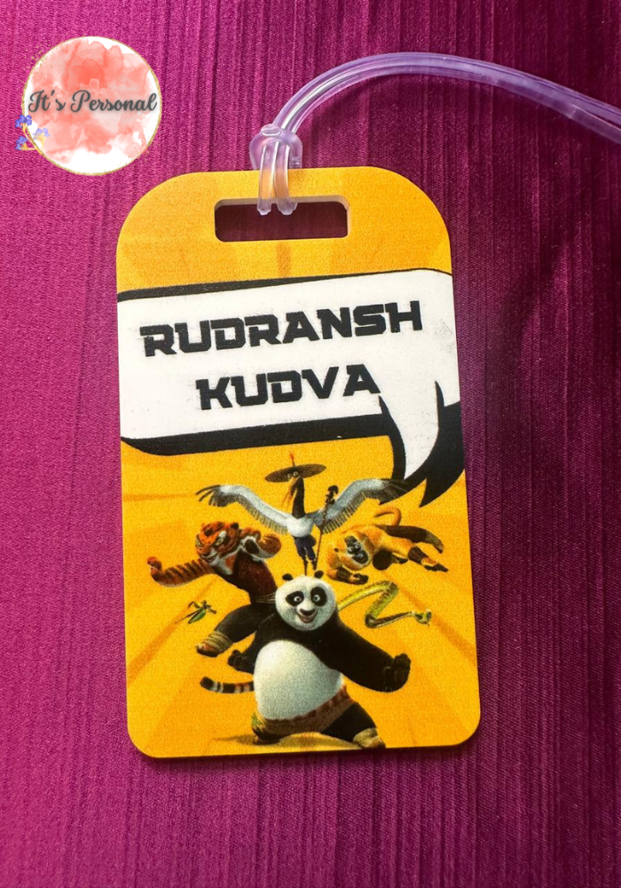 PANDA WITH FRIENDS - LUGGAGE TAG