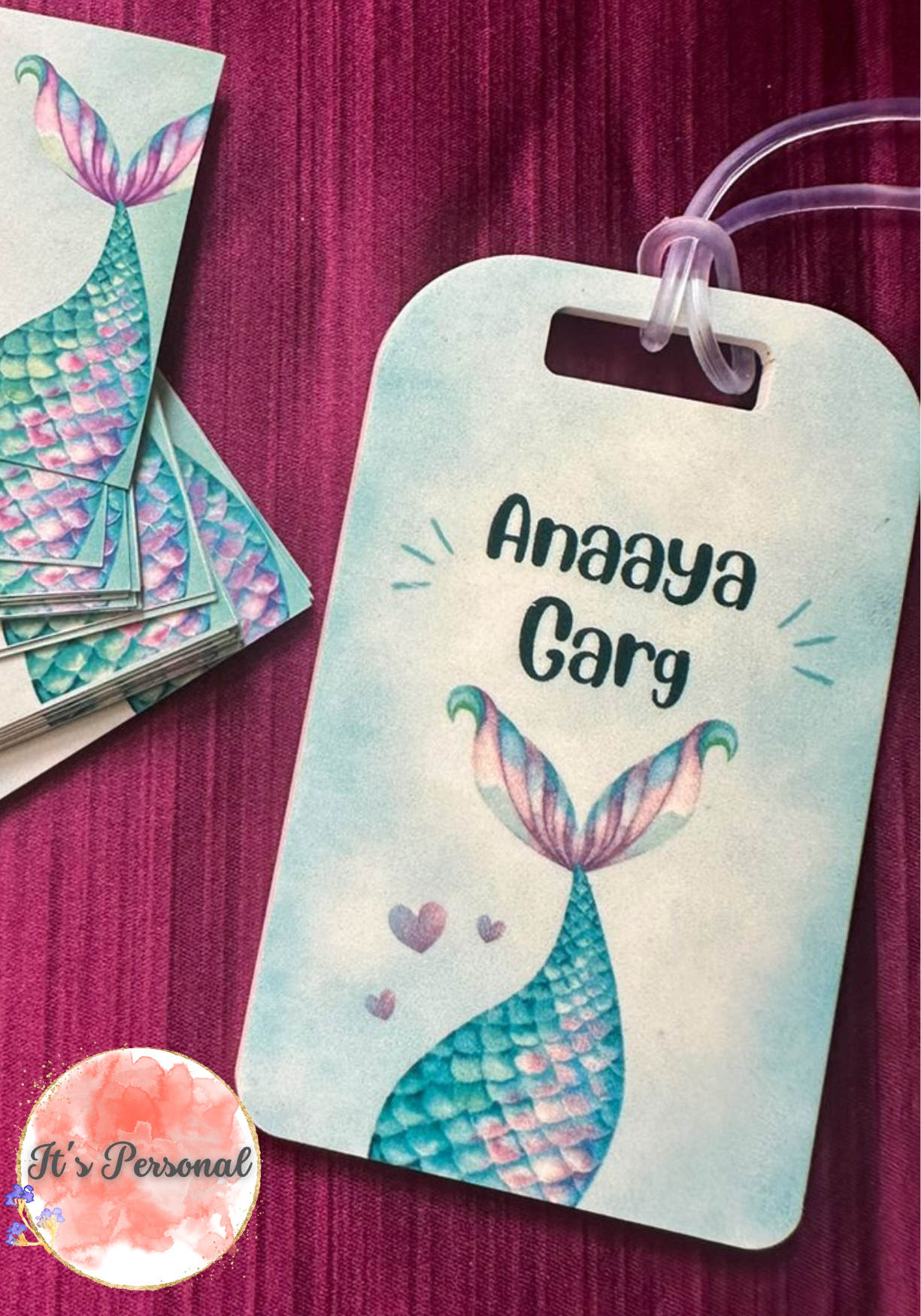 MERMAID TAIL - LUGGAGE TAG