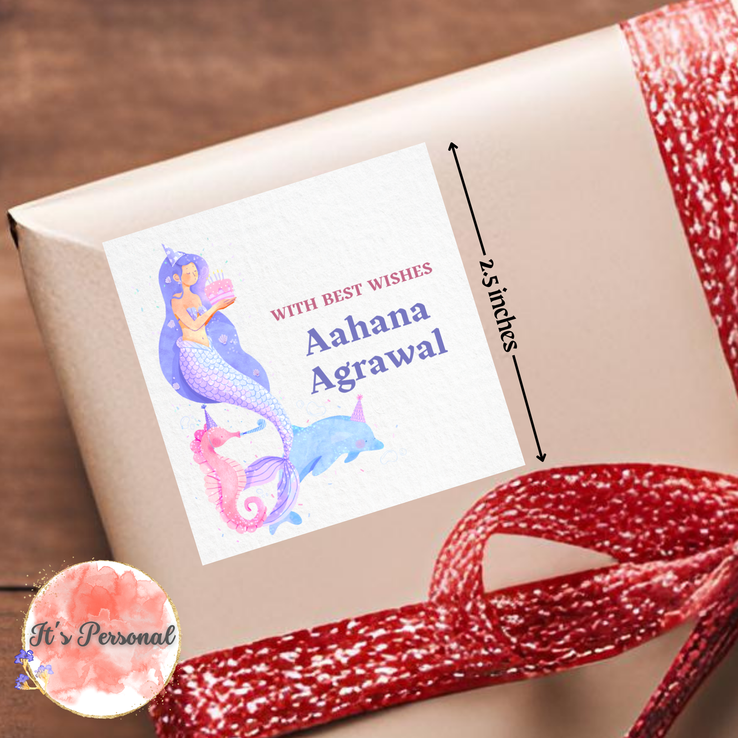 MERMAID'S BIRTHDAY - GIFT TAGS (Pack of 30)