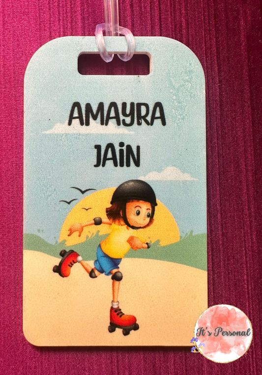 SKATER - LUGGAGE TAG