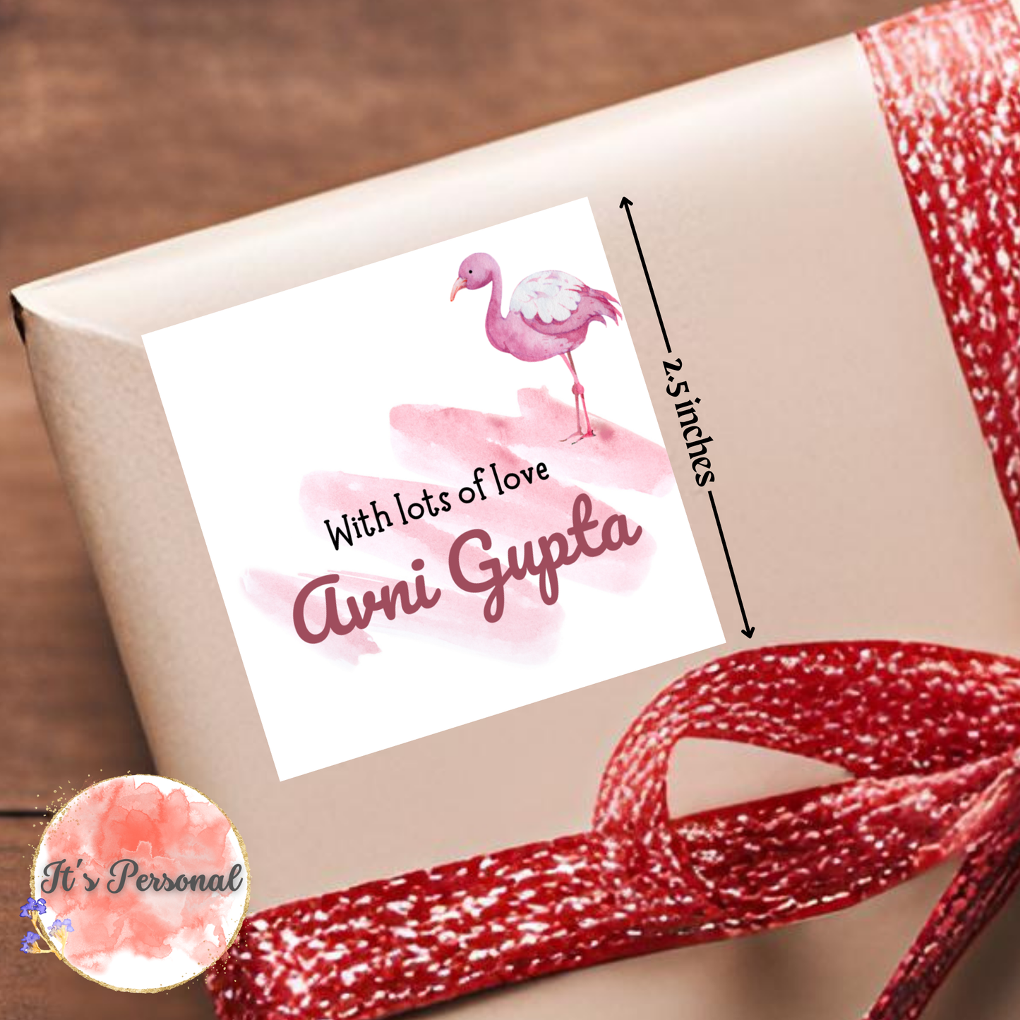 PINK FLAMINGO - GIFT TAGS (Pack of 30)