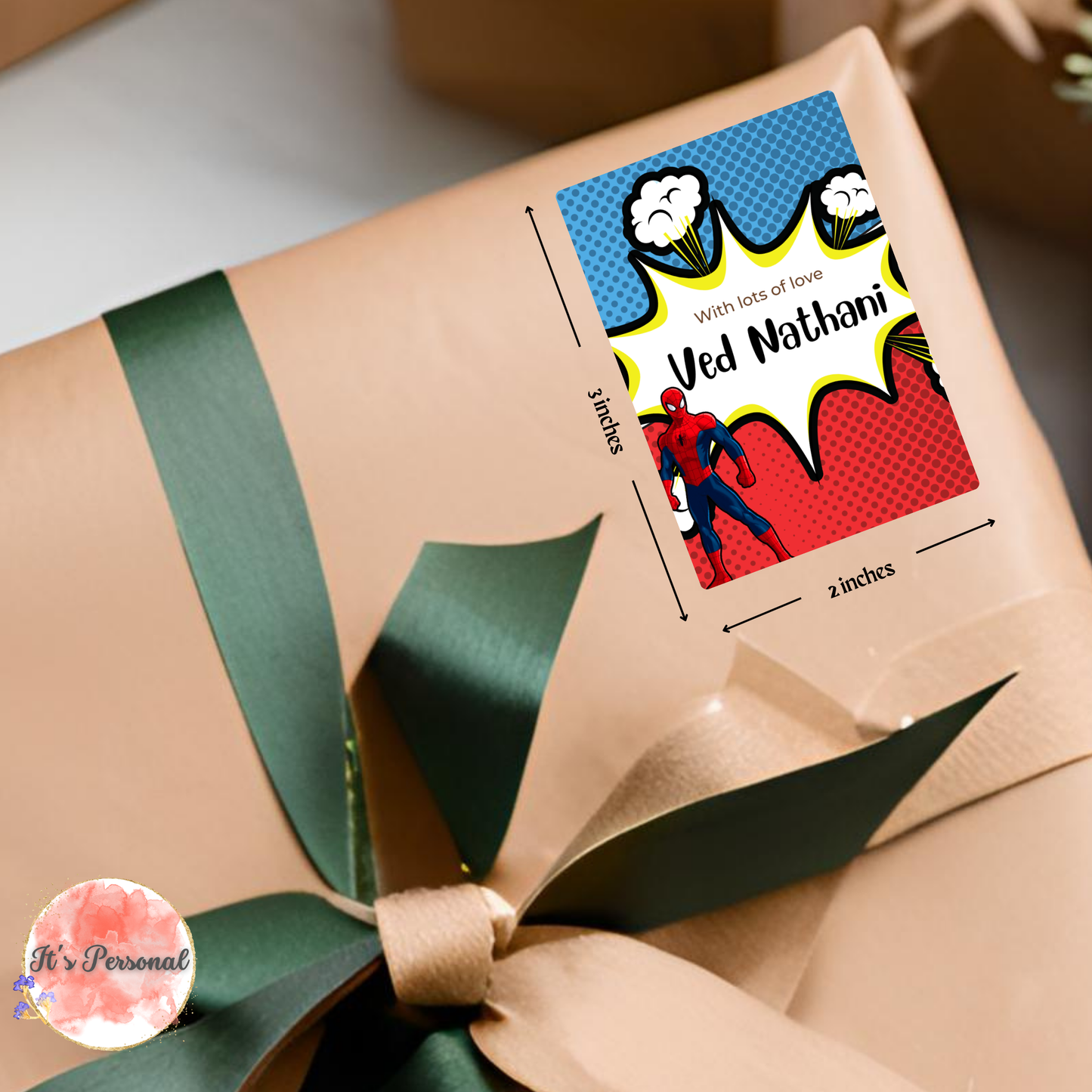 BOOM POW SUPERHERO - GIFT TAGS (Pack of 30)