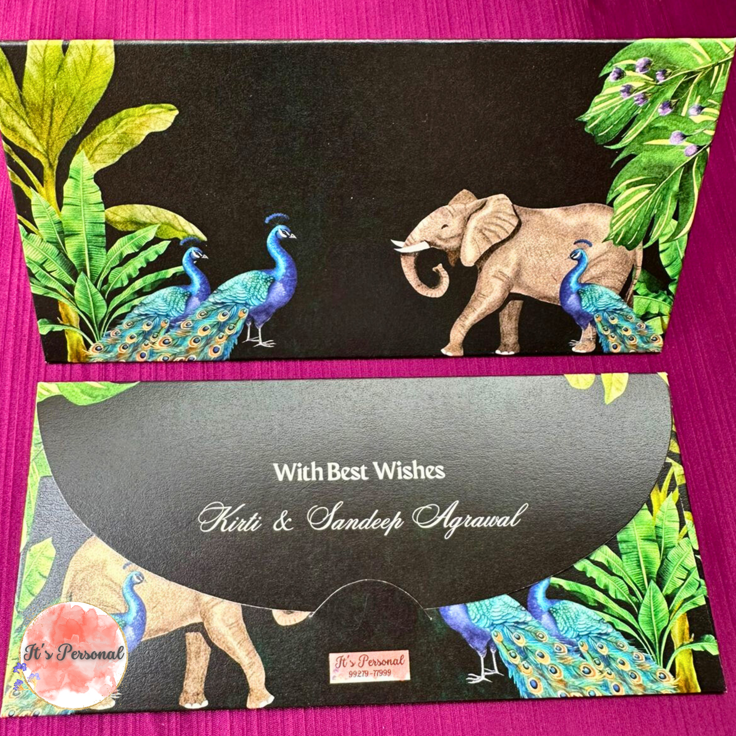 PICHWAI ELEPHANT DARK - MONEY ENVELOPES