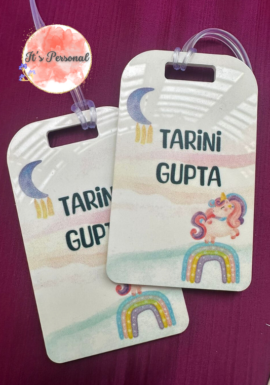 CUTE UNICORN - LUGGAGE TAG