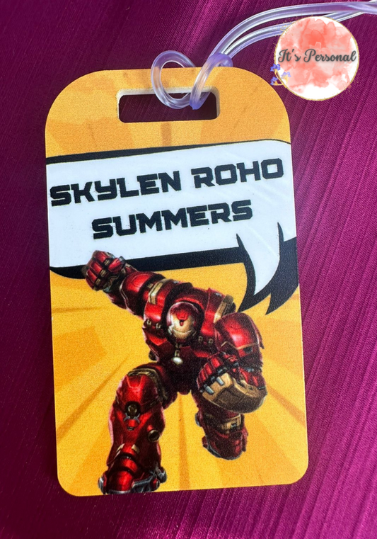 SUPERHERO FAN - LUGGAGE TAG