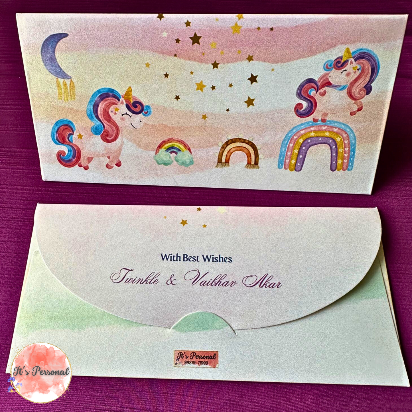 CUTE UNICORN - MONEY ENVELOPES