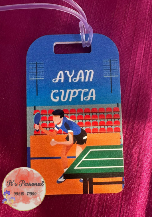 TABLE TENNIS FAN - LUGGAGE TAG