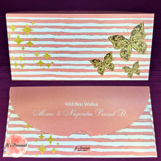 BUTTERFLIES ON BLUSH - MONEY ENVELOPES