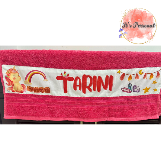 RED UNICORN - TOWELS